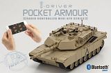 Kyosho Pocket Armour tank Abrams M1A2 Sand 1:60 iDriver - klikněte pro více informací