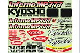 Kyosho Inferno MP777 samolepky - kliknte pro vce informac