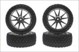 Kyosho nalepen pneumatiky X-Pattern, chrmovan - kliknte pro vce informac