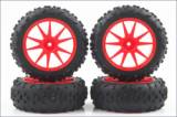 Kyosho nalepen pneumatiky High Traction, oran. - kliknte pro vce informac