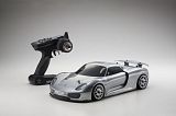 Kyosho Fazer EP RTR 1:10 4WD Porsche Spyder 2,4 GHz stbrn - kliknte pro vce informac