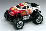 Kyosho karoserie Mini-Z monster truck, červeno-bílá - klikněte pro více informací
