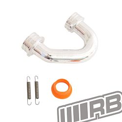 RB Products koleno výfuku 204mm - klikněte pro větší náhled