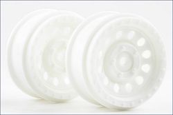 Kyosho plastové disky pro pneumatiky DRT bílé - klikněte pro větší náhled