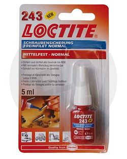 Loctite 243 tekuté lepidlo na závity a roubové spoje - 5ml - klikněte pro větí náhled