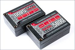 Team Orion LiPo Carbon Pro 5800 mAh 100C 7.4V Saddle Pack - kliknte pro vt nhled