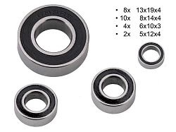 Reckward Tuning set kulikovch loisek pro XRAY XB808 - kliknte pro vt nhled