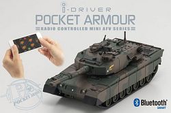 Kyosho Pocket Armour tank Abrams M1A2 Green Camo1: