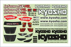Kyosho Inferno ST-RR samolepky - kliknte pro vt nhled