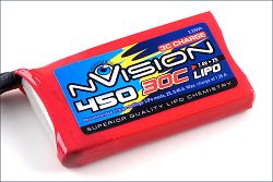 nVision LiPo 2s 7,4V 450 30C BEC - klikněte pro větší náhled