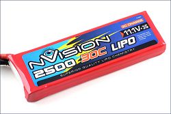 nVision LiPo 3s 11,1V 2500 30C - klikněte pro větší náhled