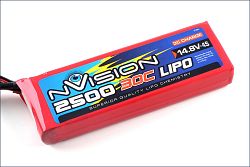 nVision LiPo 4s 14,8V 2500 30C - kliknte pro vt nhled