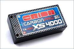 Team Orion LiPo Carbon Pro 4000 mAh 90C 7.4V XS - kliknte pro vt nhled