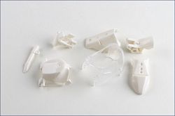 Kyosho kompletn karoserie pro Moto Racer, nelakovan - kliknte pro vt nhled