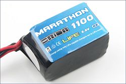 Team Orion přijimačový Marathon LiFe pack 1100 mAh,kvádr BEC - klikněte pro větší náhled