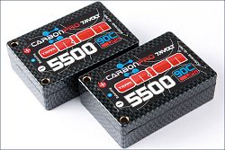 Team Orion LiPo Carbon Pro 5500 mAh 90C 7.4V Saddle Pack - kliknte pro vt nhled