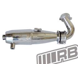 RB Products set tlumič výfuku EFRA 2604 s kolenem - klikněte pro větší náhled