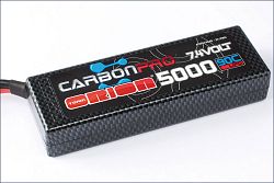 Team Orion LiPo Carbon Pro 5000 mAh 90C 7.4V Deans konektory - klikněte pro větší náhled
