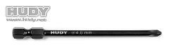 HUDY bit na el. šroubovák - křížový šroubovák 4.0 x 90 mm - klikněte pro větší náhled