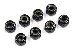 Atomic ern alu nylonov matky 3 mm (8 ks) - kliknte pro vt nhled